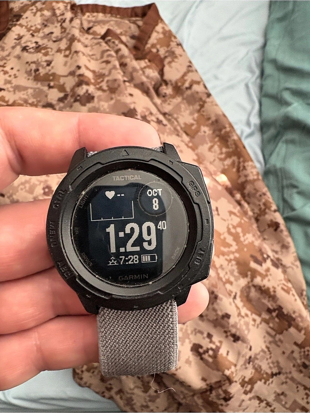 Garmin Instinct Tactical Smartwatch Black & Gray